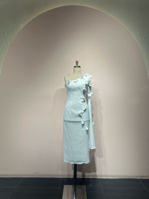 Vestido corto - Blanco - talla 38