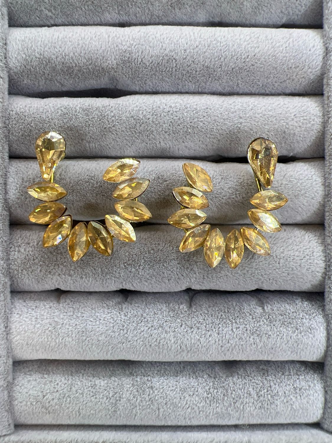 Aretes en espiral - Dorado
