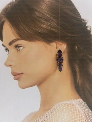 Arete Largo -morado