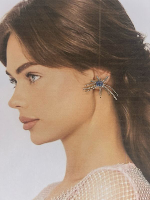 Aretes - Silver/Azul
