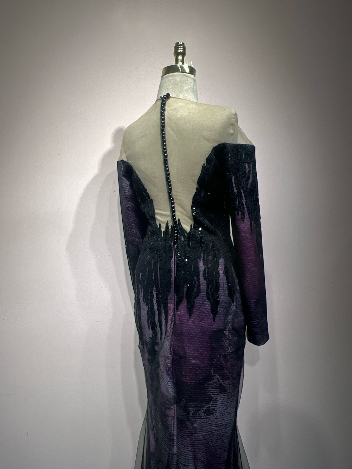 Vestido Largo, Negro Ternasol, Talla 42