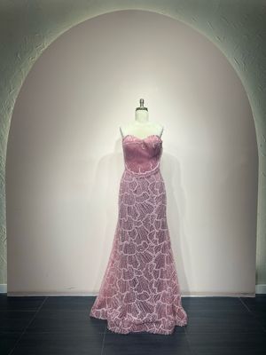 Vestido largo - Rosado - talla 44