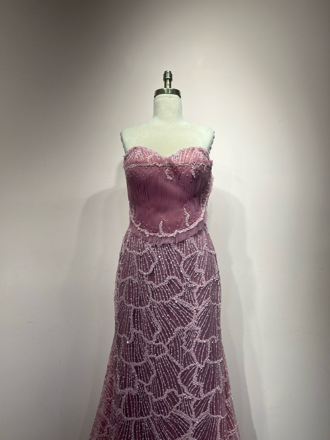 Vestido largo - Rosado - talla 44
