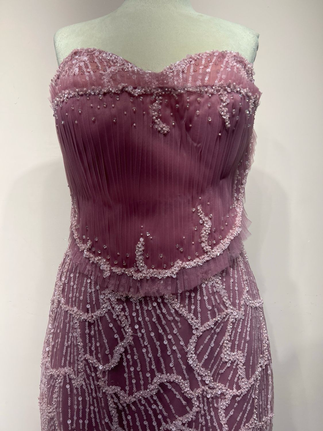 Vestido largo - Rosado - talla 44