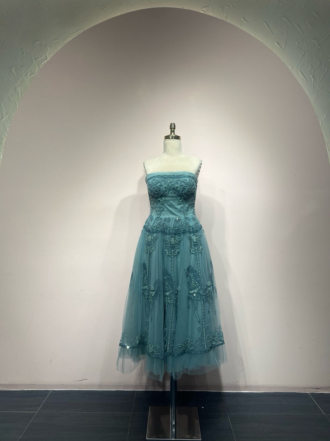 Vestido corto - Verde menta - talla 42