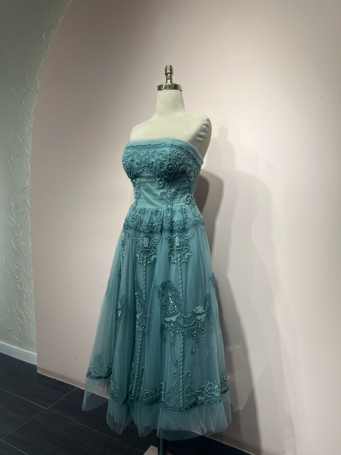 Vestido corto - Verde menta - talla 42