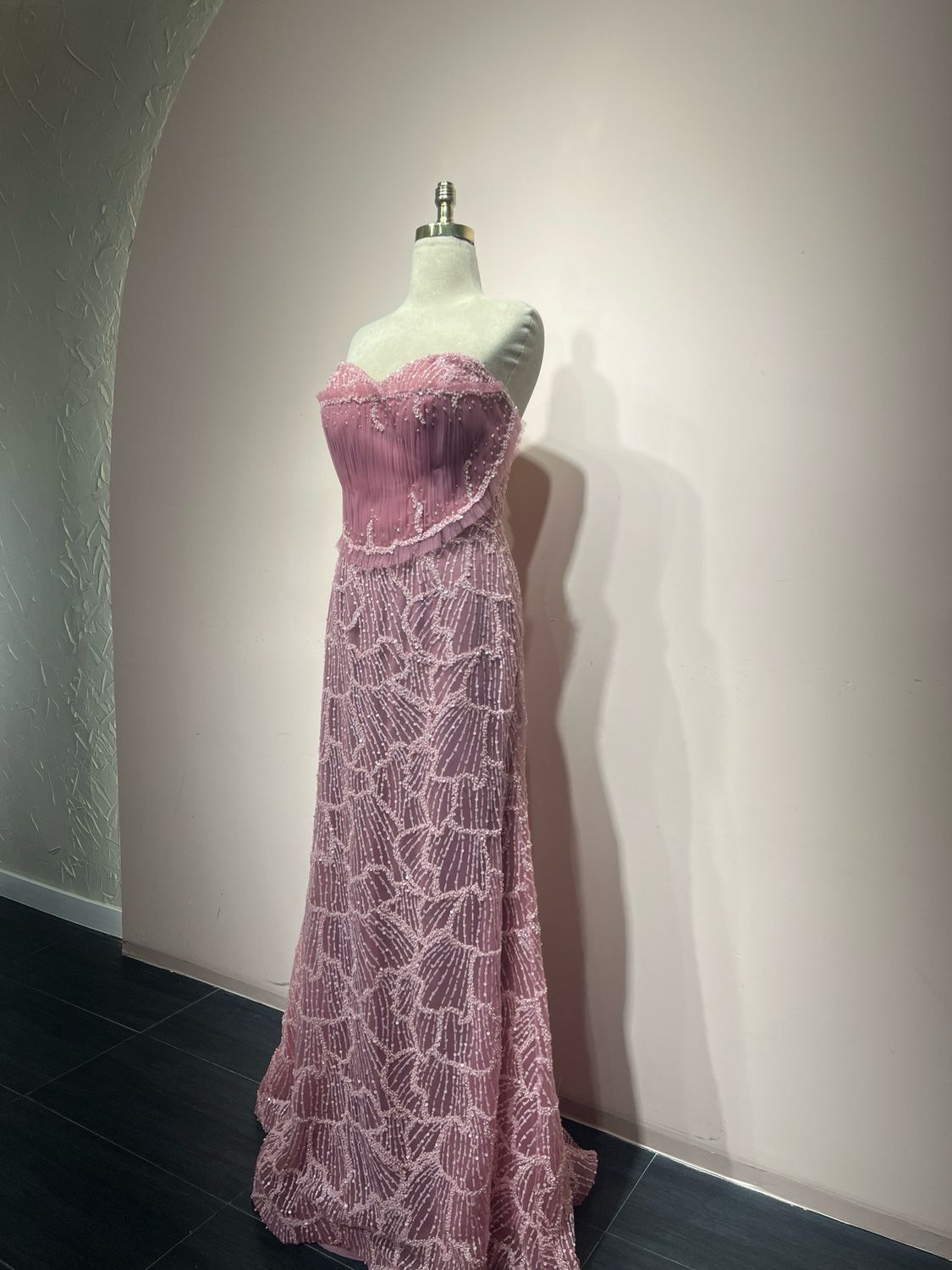 Vestido largo - Rosado - talla 44