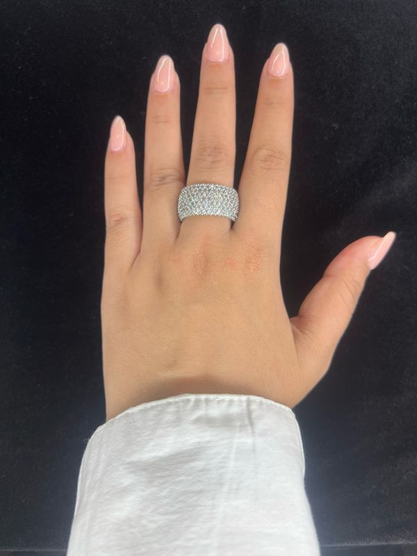 ANILLO PLATEADO GRUESO