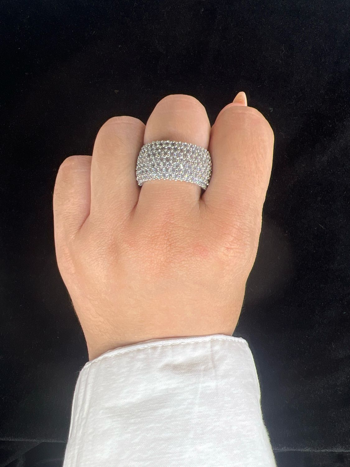 ANILLO PLATEADO GRUESO
