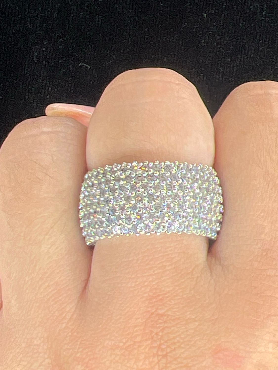 ANILLO PLATEADO GRUESO