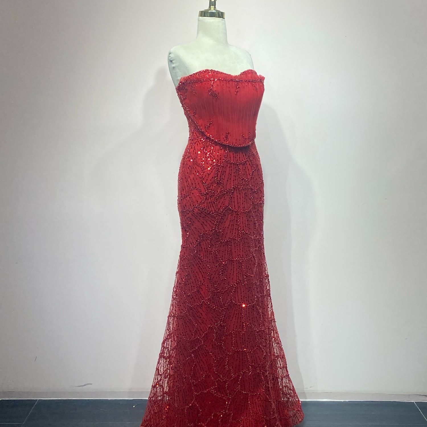 Vestido Largo color Rojo talla 42/10