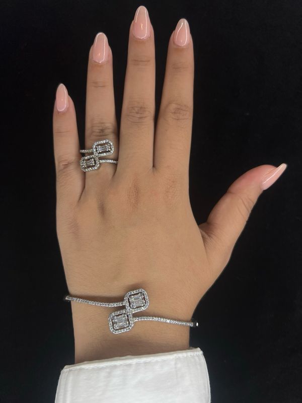 Juego de anillo y pulsera