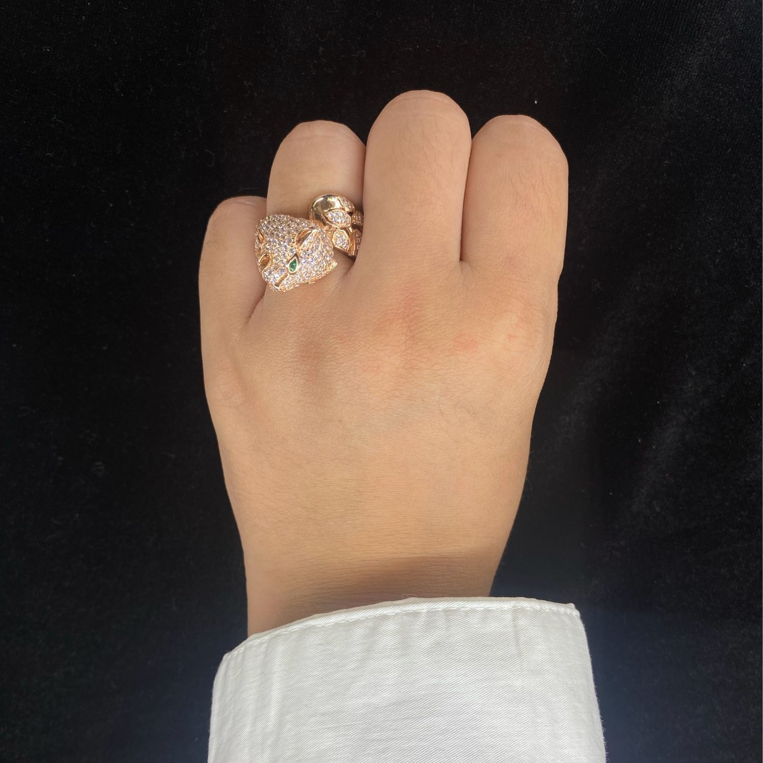 ANILLO ROSE GOLD DE TIGRE