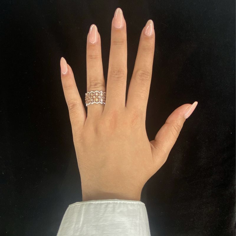 ANILLO PLATEADO CON ROSE GOLD