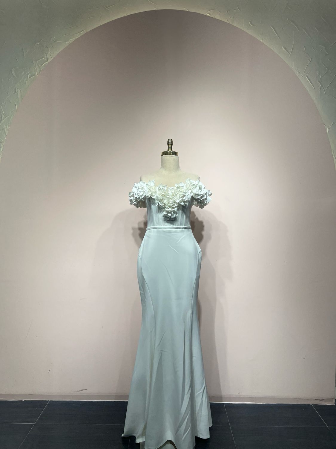 Vestido largo - Blanco - talla 42