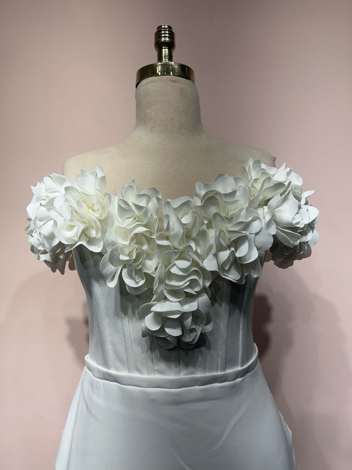 Vestido largo - Blanco - talla 42