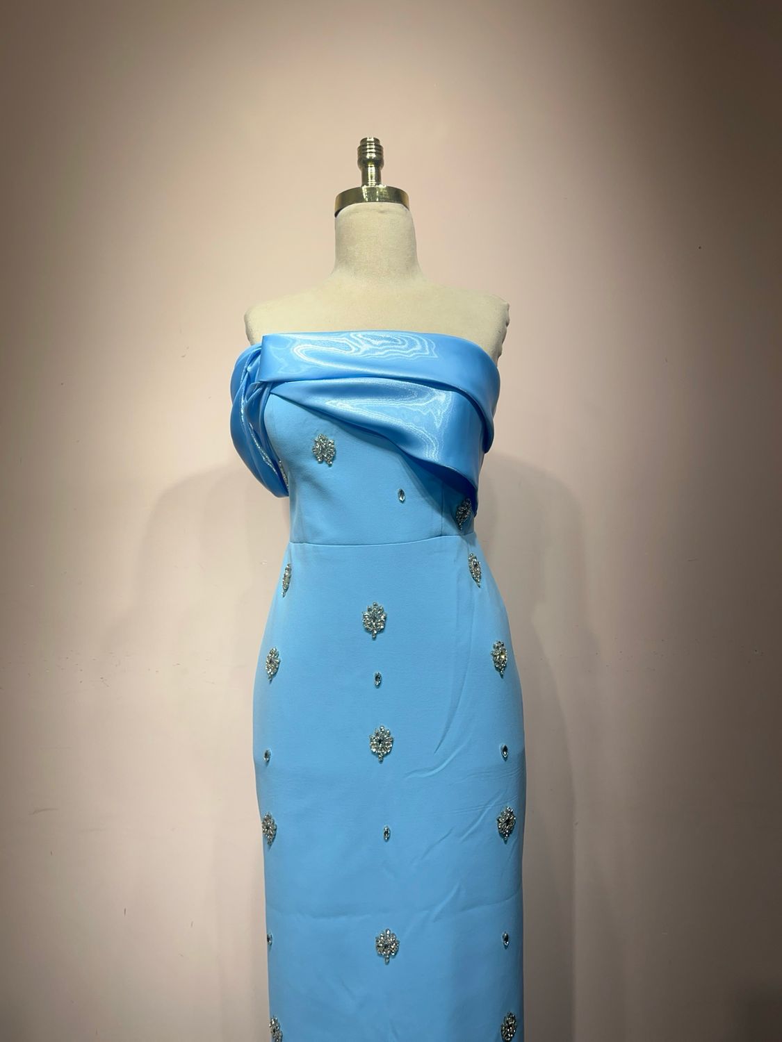 Vestido largo - Celeste - talla 42