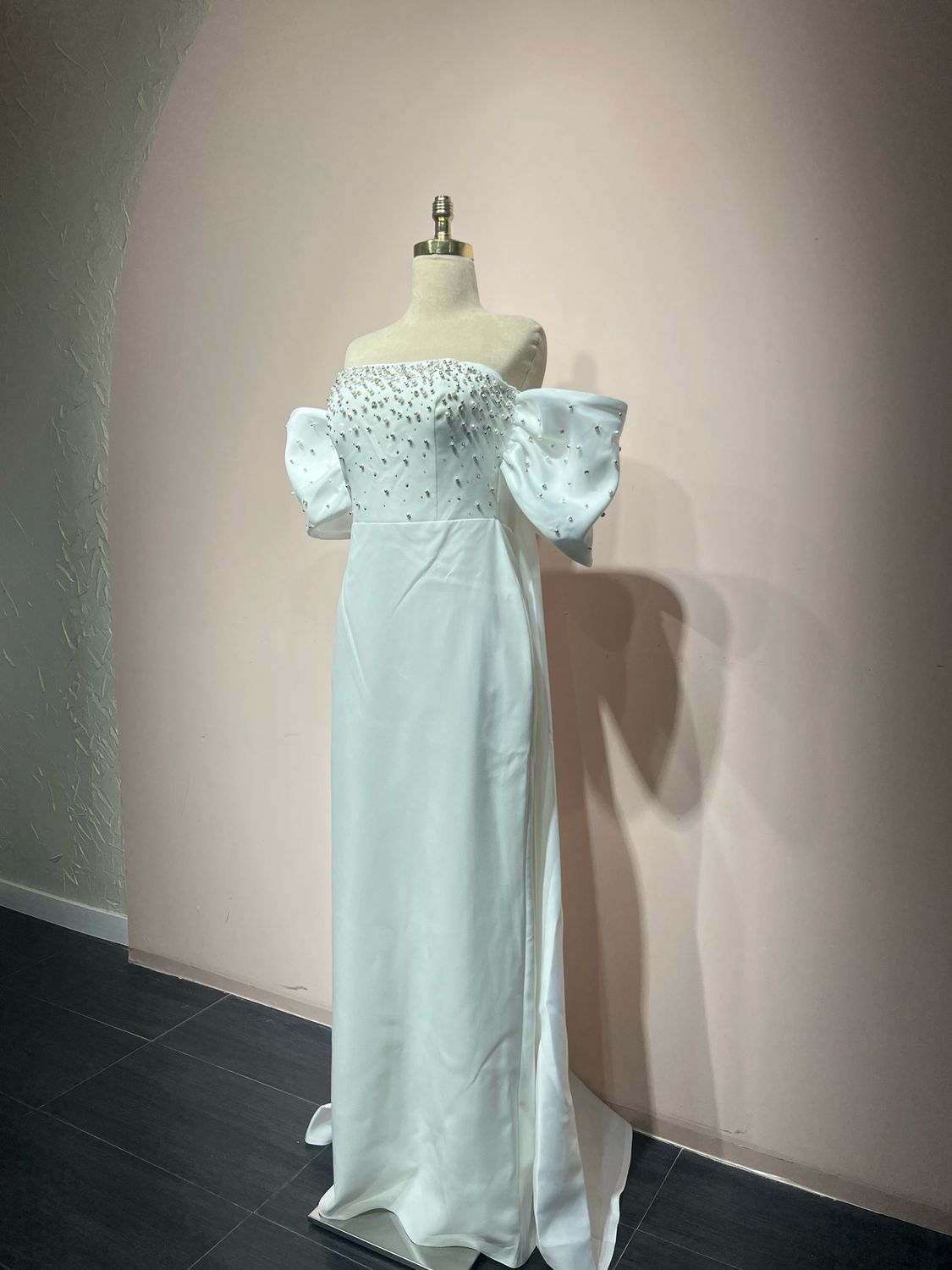 Vestido largo - Blanco - talla 42