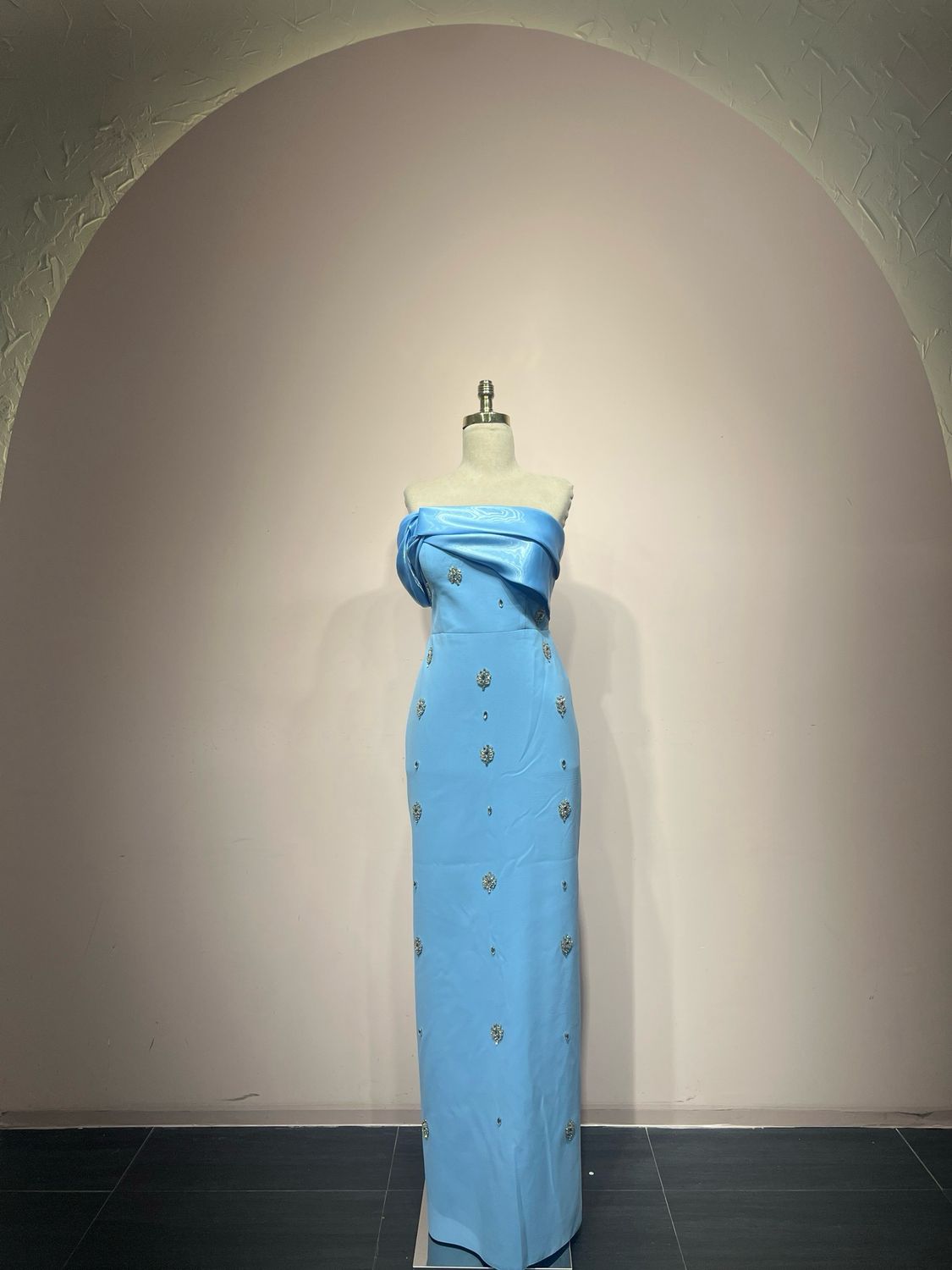 Vestido largo - Celeste - talla 42
