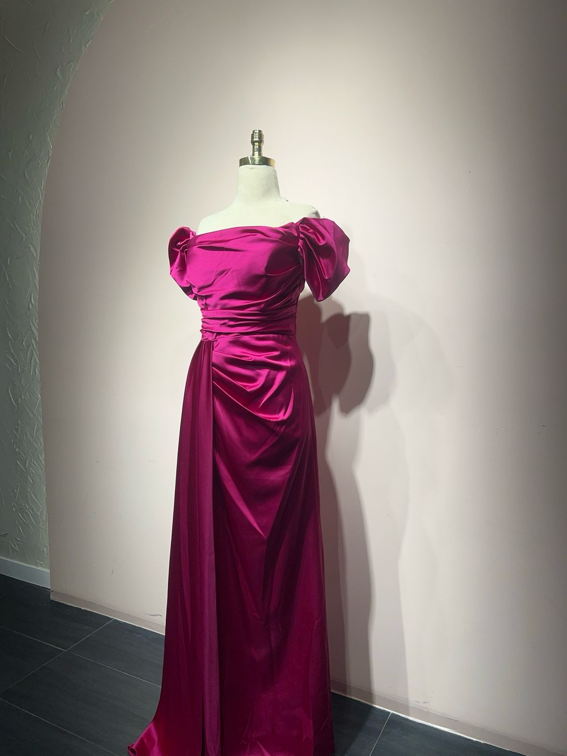 Vestido largo - Fucsia - talla 44