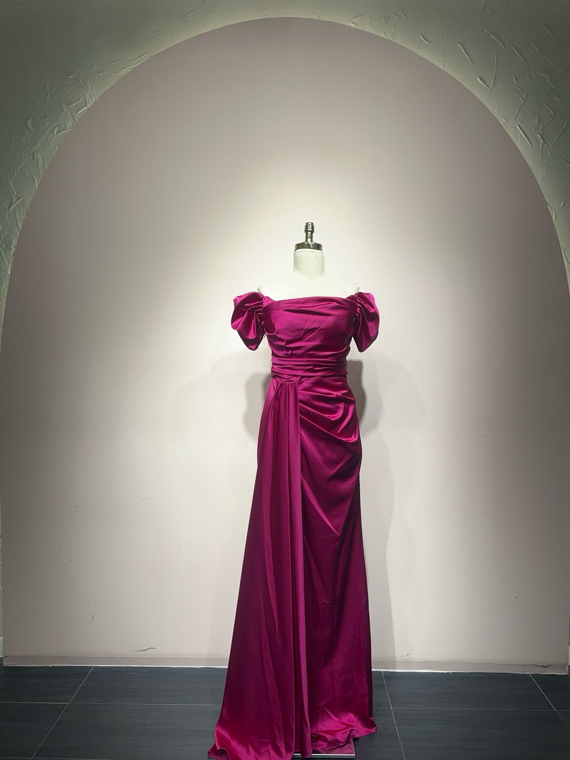 Vestido largo - Fucsia - talla 44
