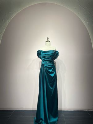 Vestido largo - Verde - talla 50