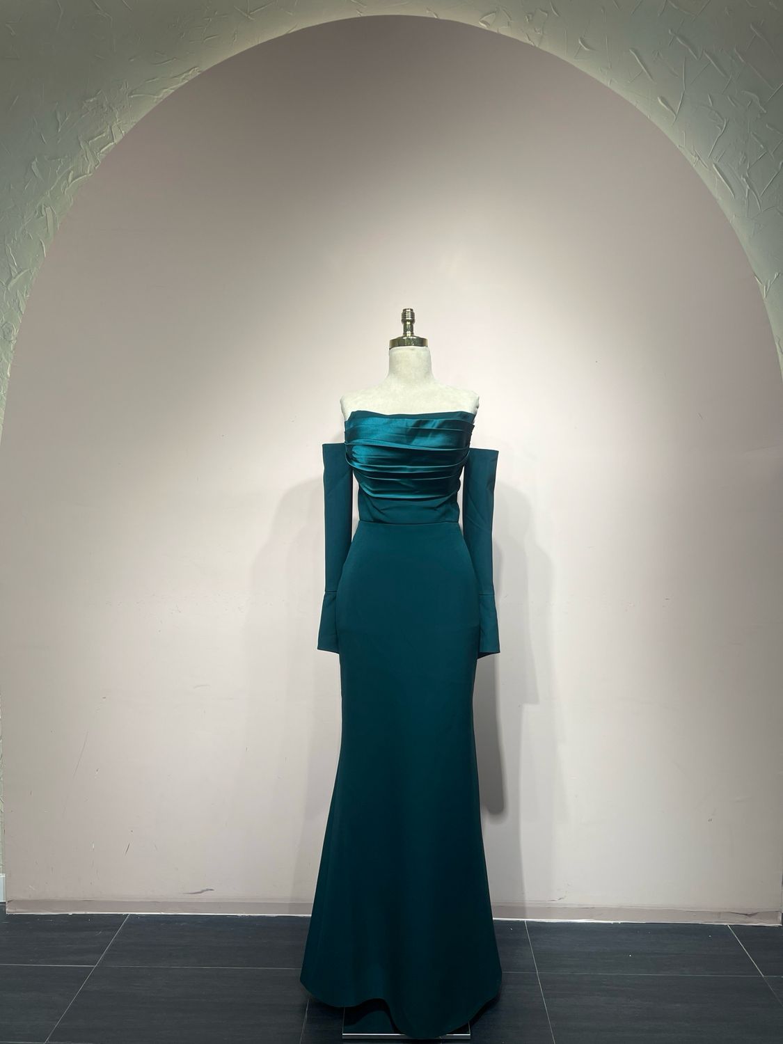 Vestido largo - Verde - talla 42