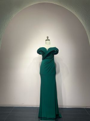 Vestido largo - Verde - talla 42