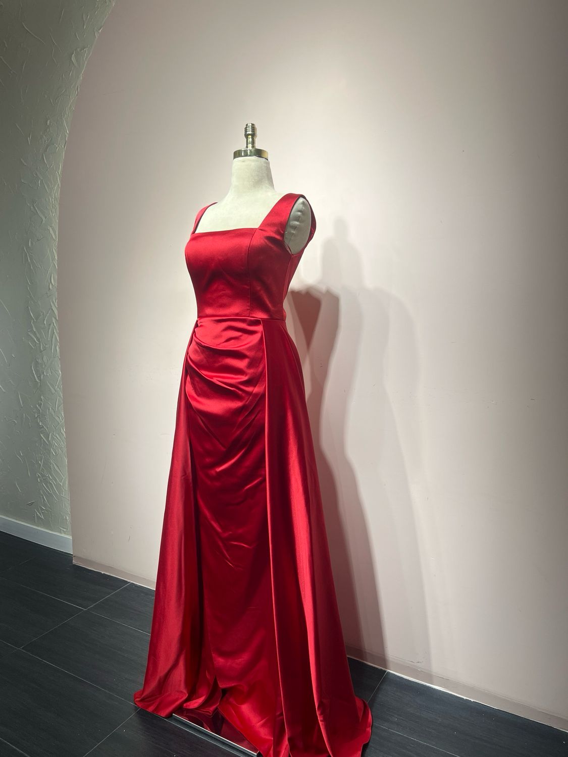 Vestido largo - Rojo - talla 42
