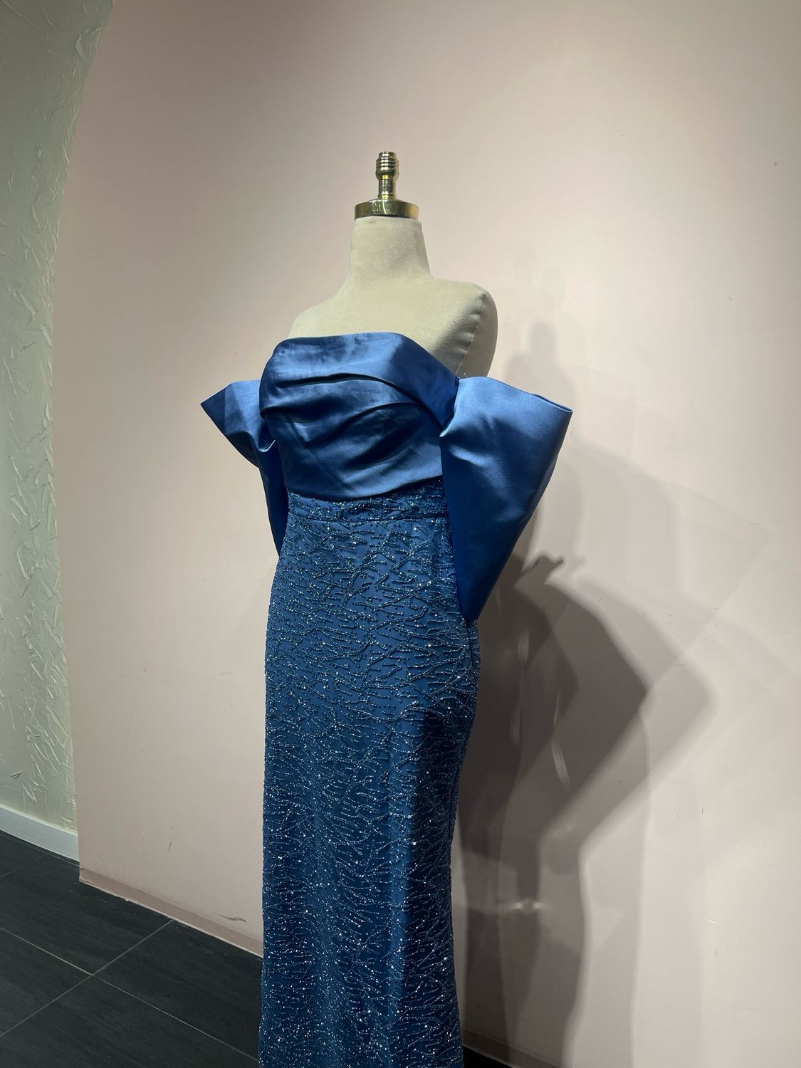 Vestido largo - Indigo - talla 42