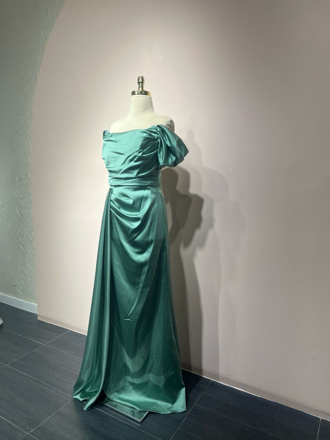 Vestido largo - Verde menta - talla 44