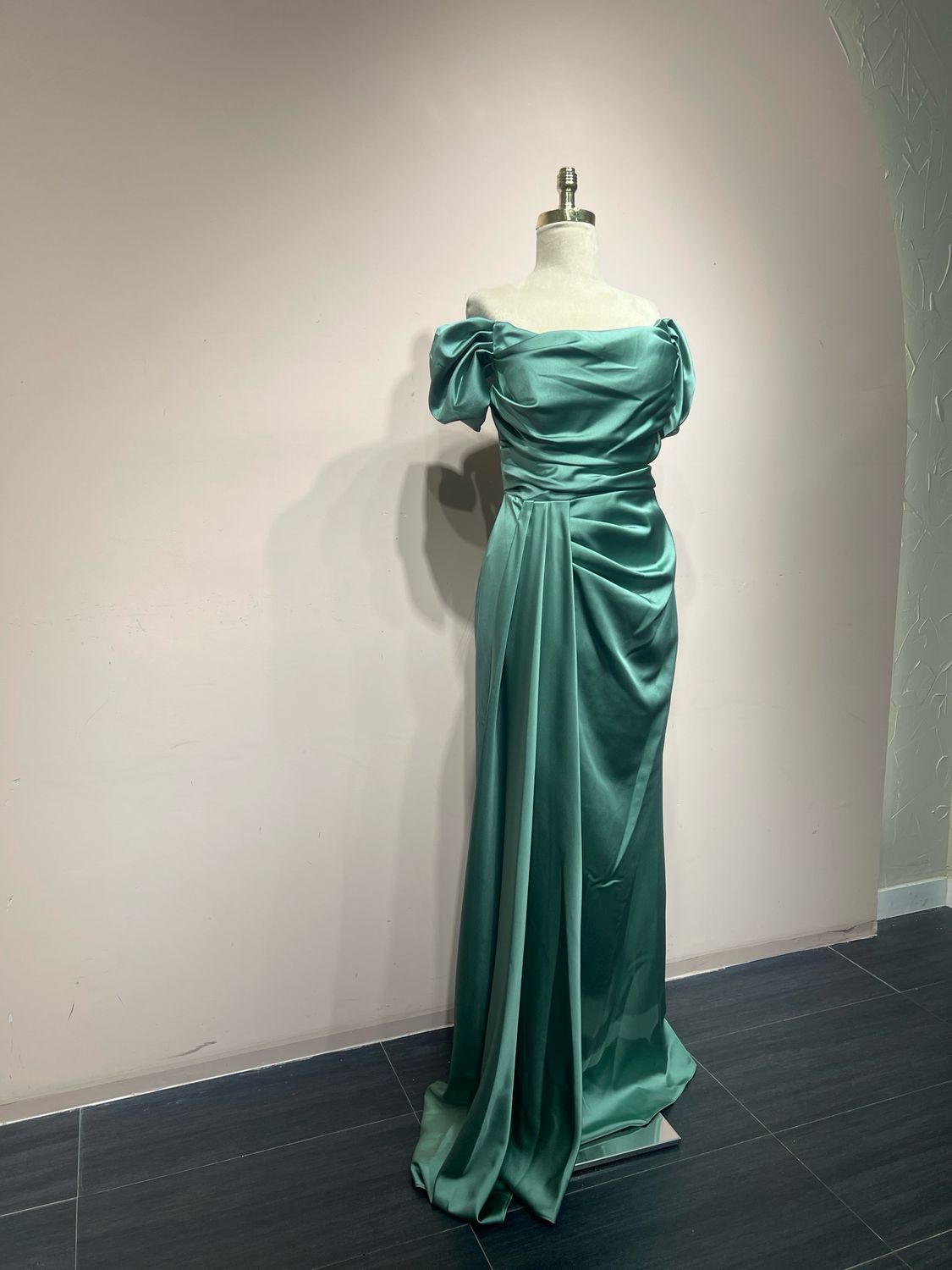 Vestido largo - Verde menta - talla 44