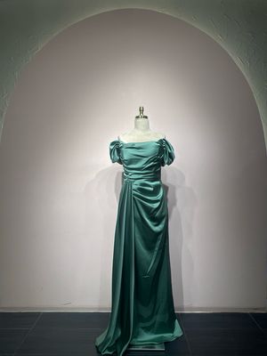 Vestido largo - Verde menta - talla 44
