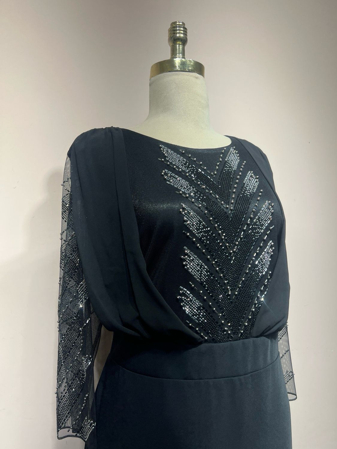 Vestido corto - Negro - talla 46