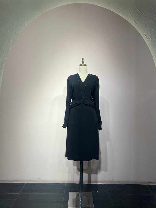 Vestido corto - Negro - talla 46