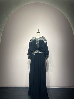 Vestido largo - Negro - talla 40