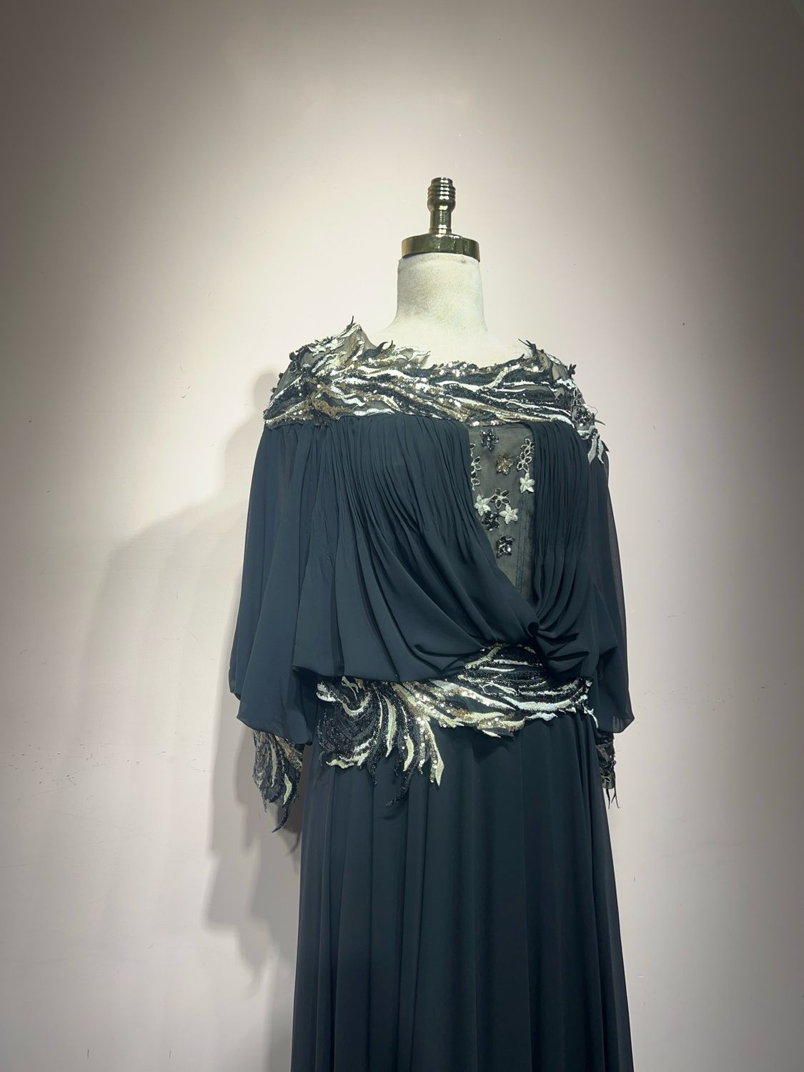 Vestido largo - Negro - talla 40