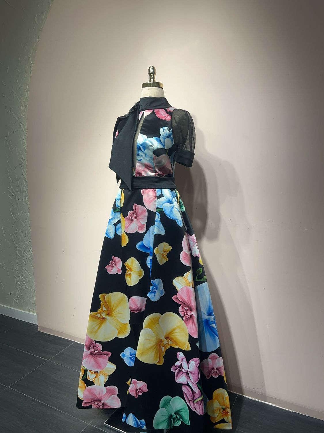 Vestido largo - Negro - talla 42