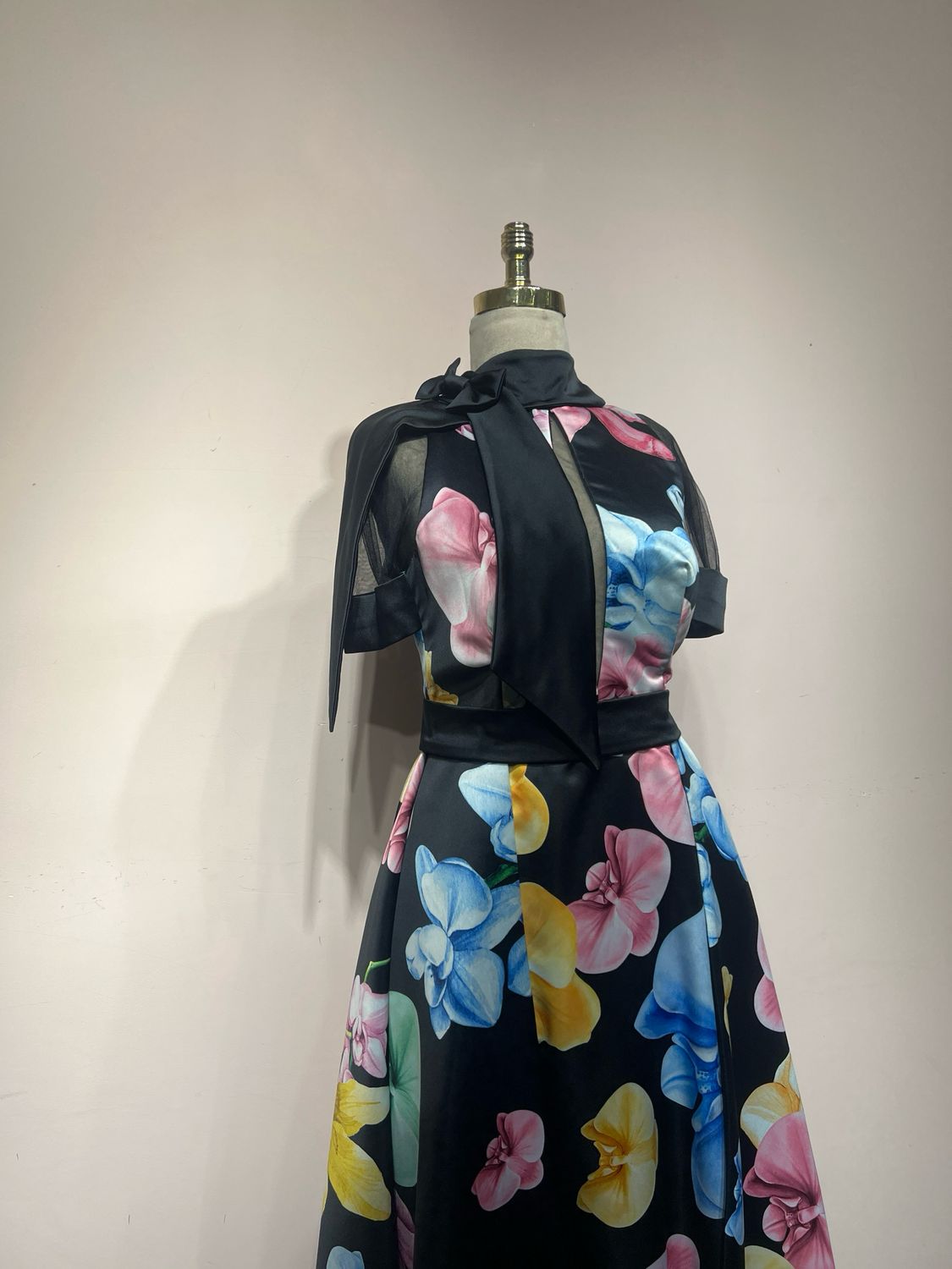 Vestido largo - Negro - talla 42