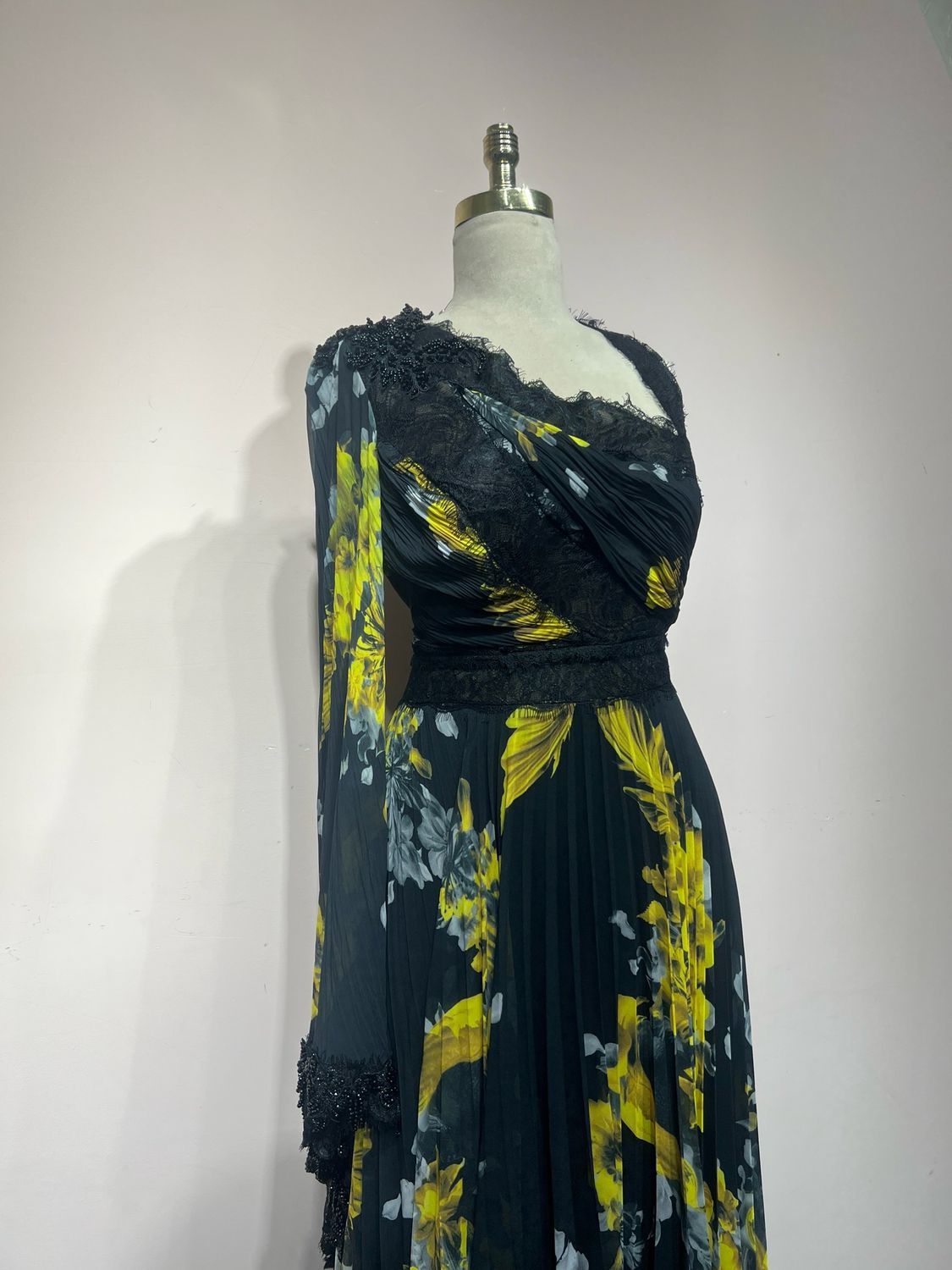 Vestido Largo,	Negro	,Talla	46