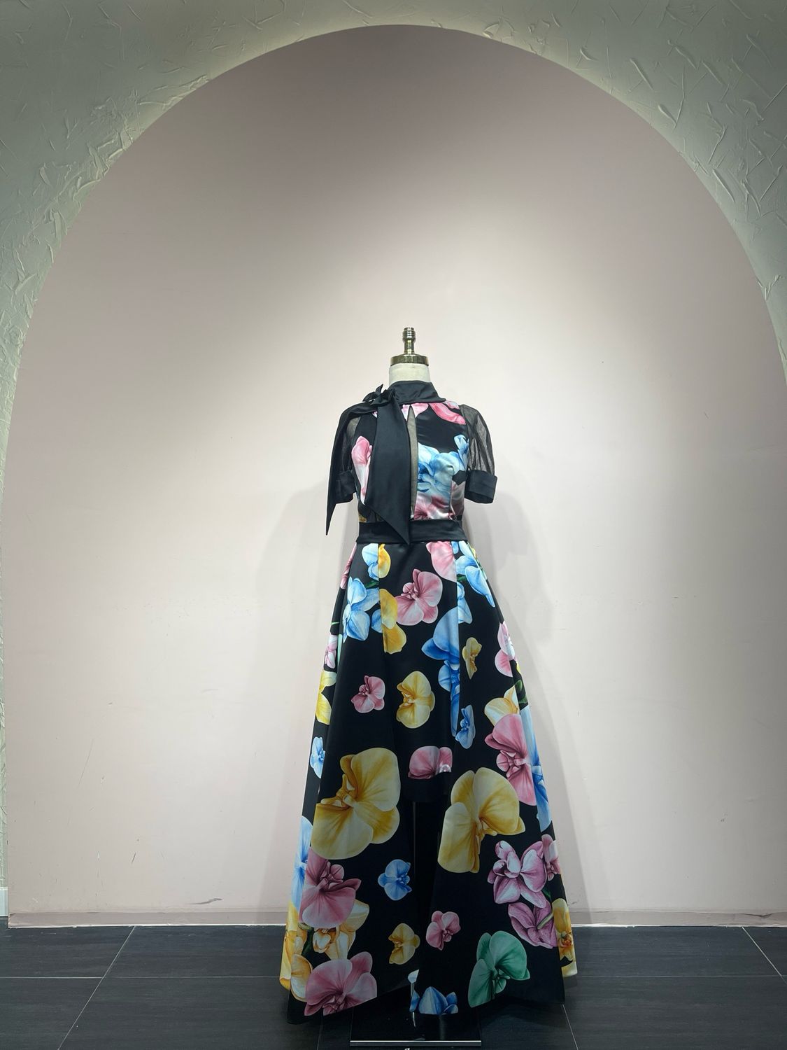 Vestido largo - Negro - talla 42