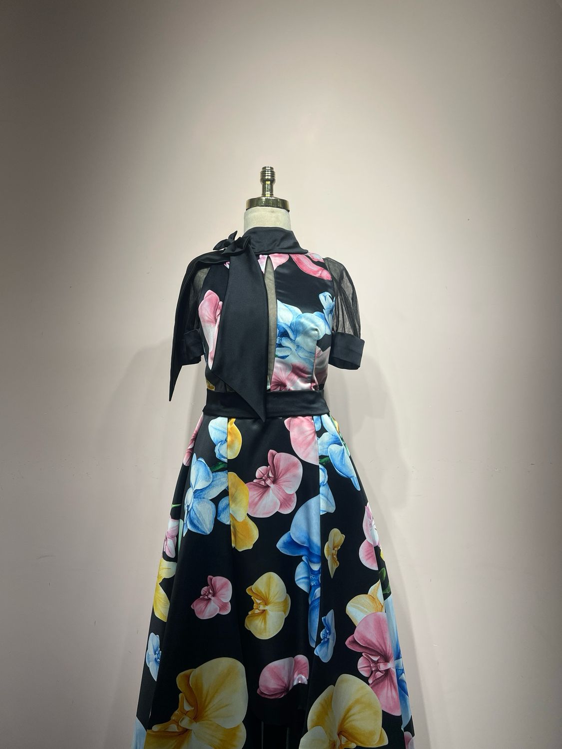Vestido largo - Negro - talla 42