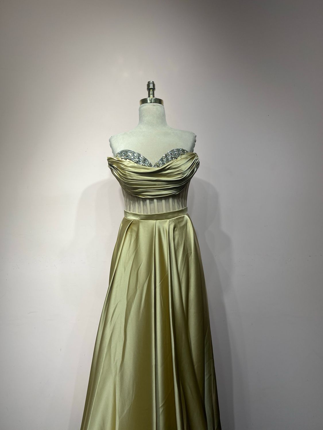 Vestido largo - Dorado - talla 44