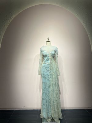 Vestido largo - Verde menta - talla 42