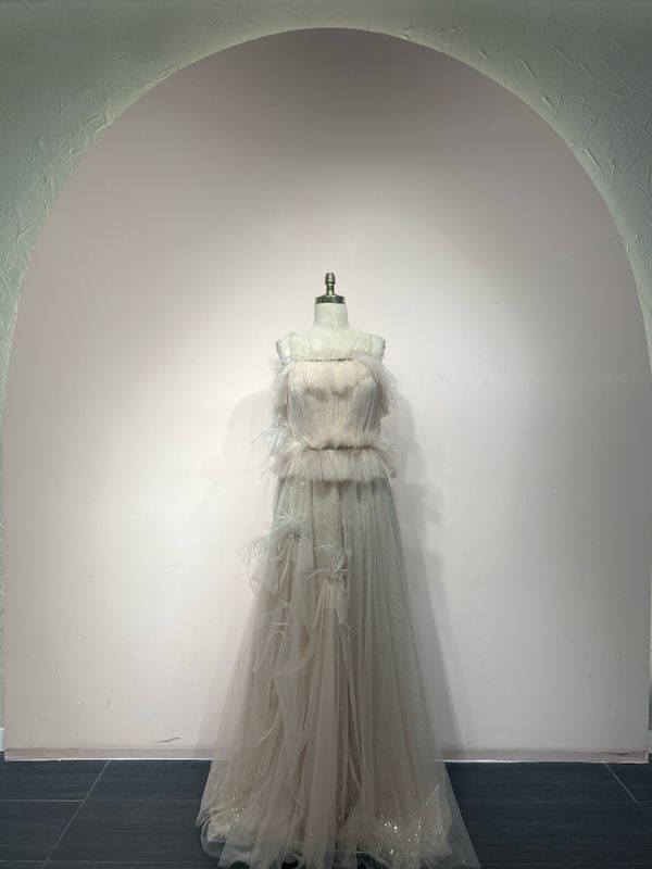 Vestido largo - Rosado - talla 46