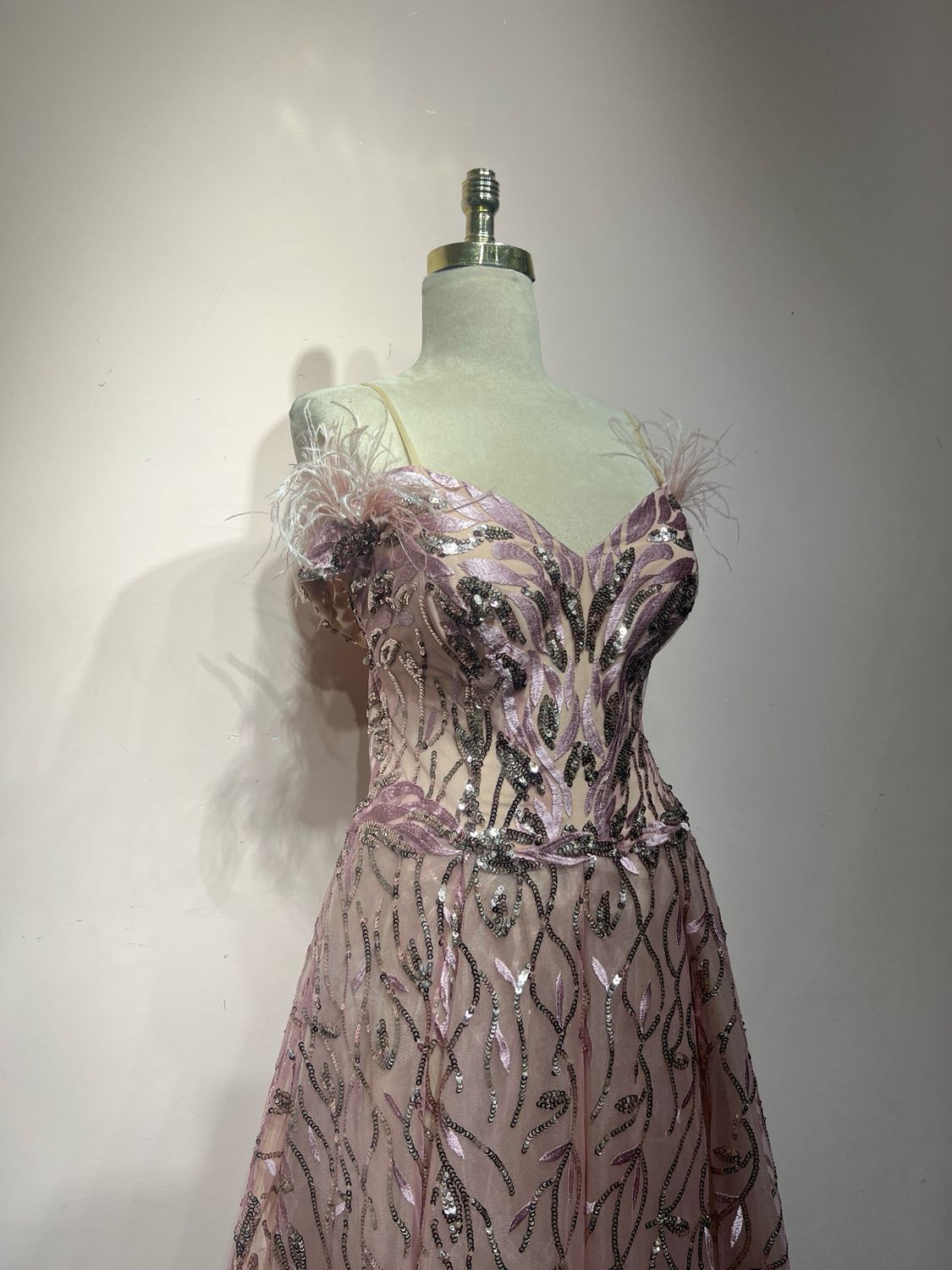 Vestido largo - Rosado - talla 42
