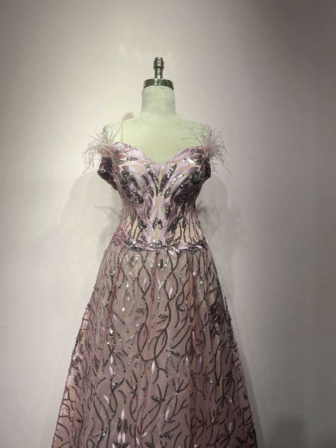 Vestido largo - Rosado - talla 42