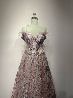 Vestido largo - Rosado - talla 42