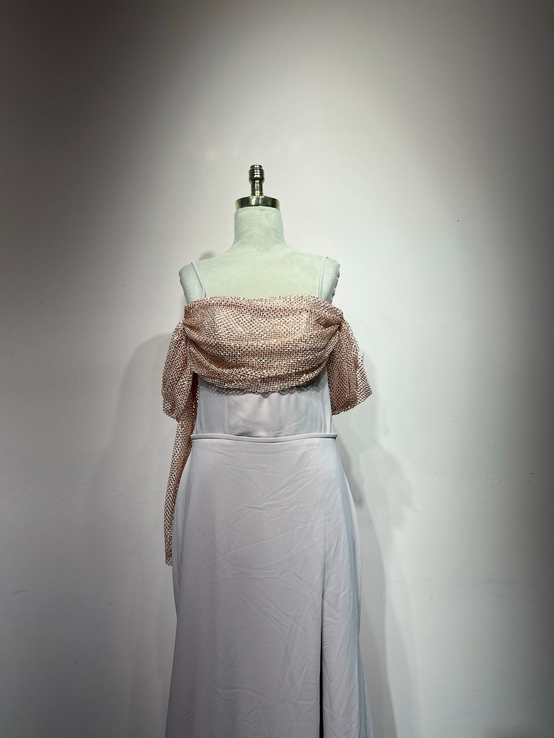 Vestido largo, Rosado, talla 44