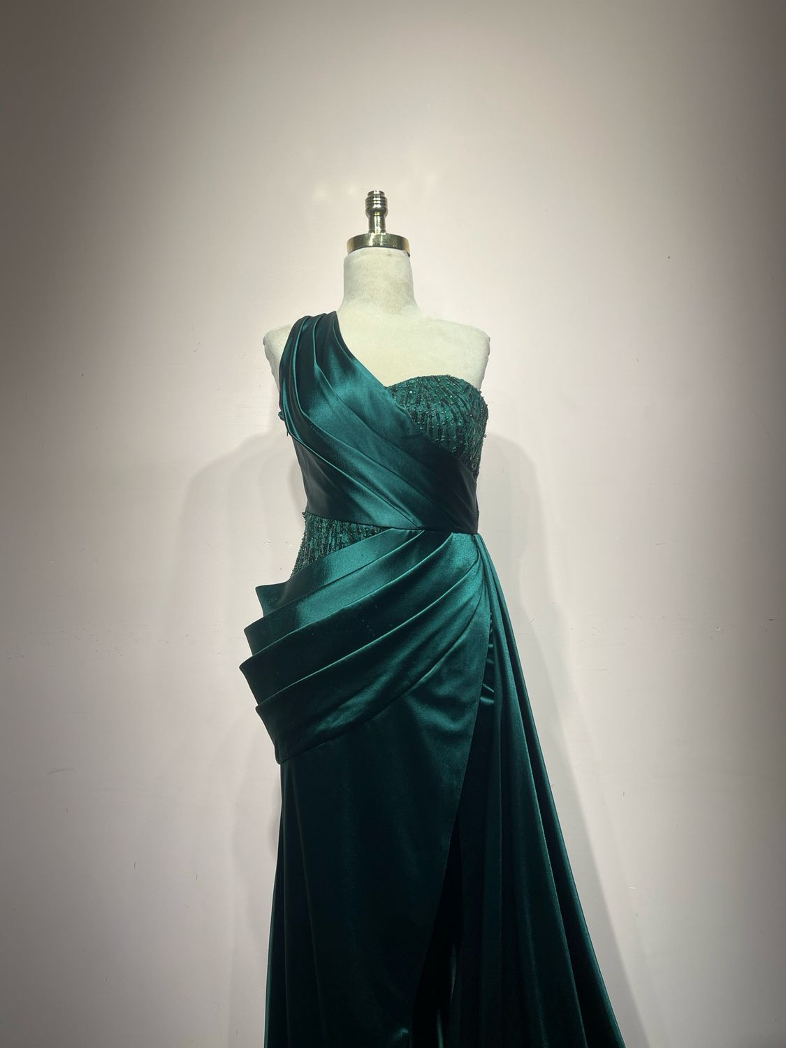 Vestido largo, Verde, talla 42
